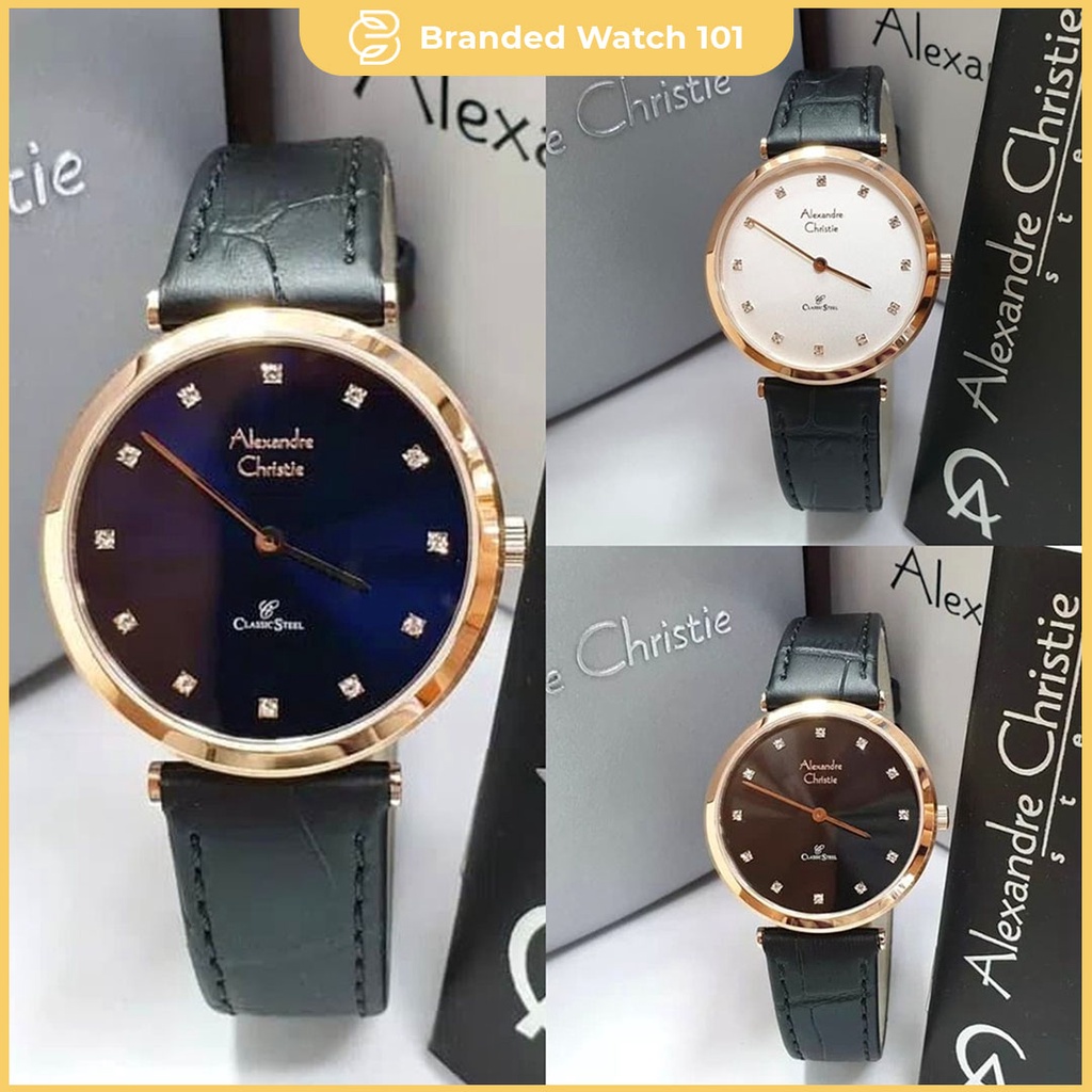 ORIGINAL Jam Tangan Wanita Alexandre Christie AC 8540 / AC8540 Garansi 1 Tahun