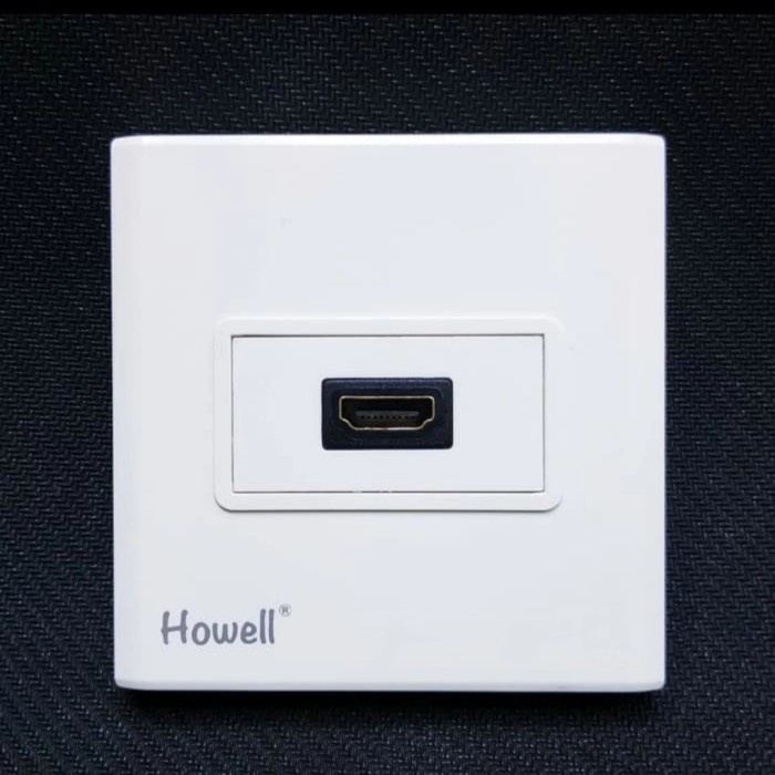 

Segera Miliki Howell Wall Face Plate / Outlat Socket Hdmi Single - Lurus Bergaransi