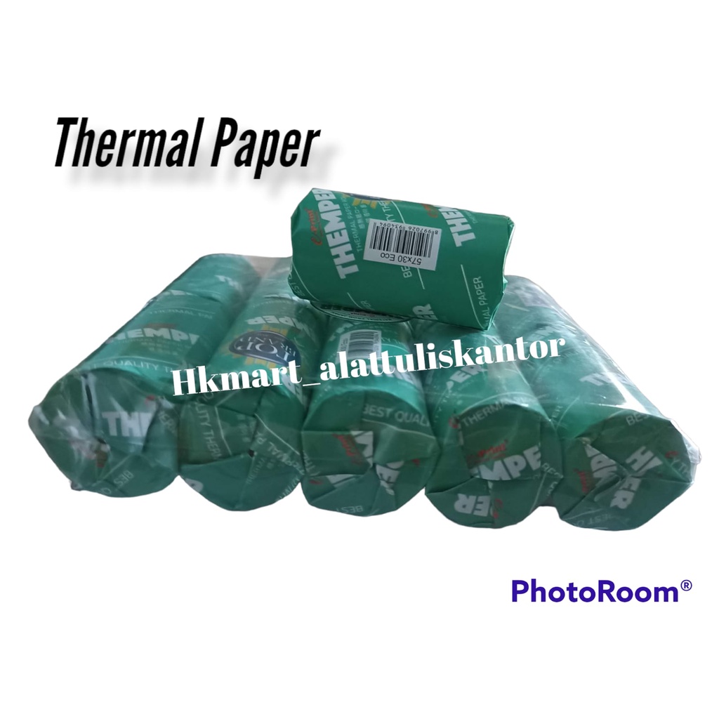 

KERTAS THERMAL PAPER MURAH 57*30 ECO (satuan)