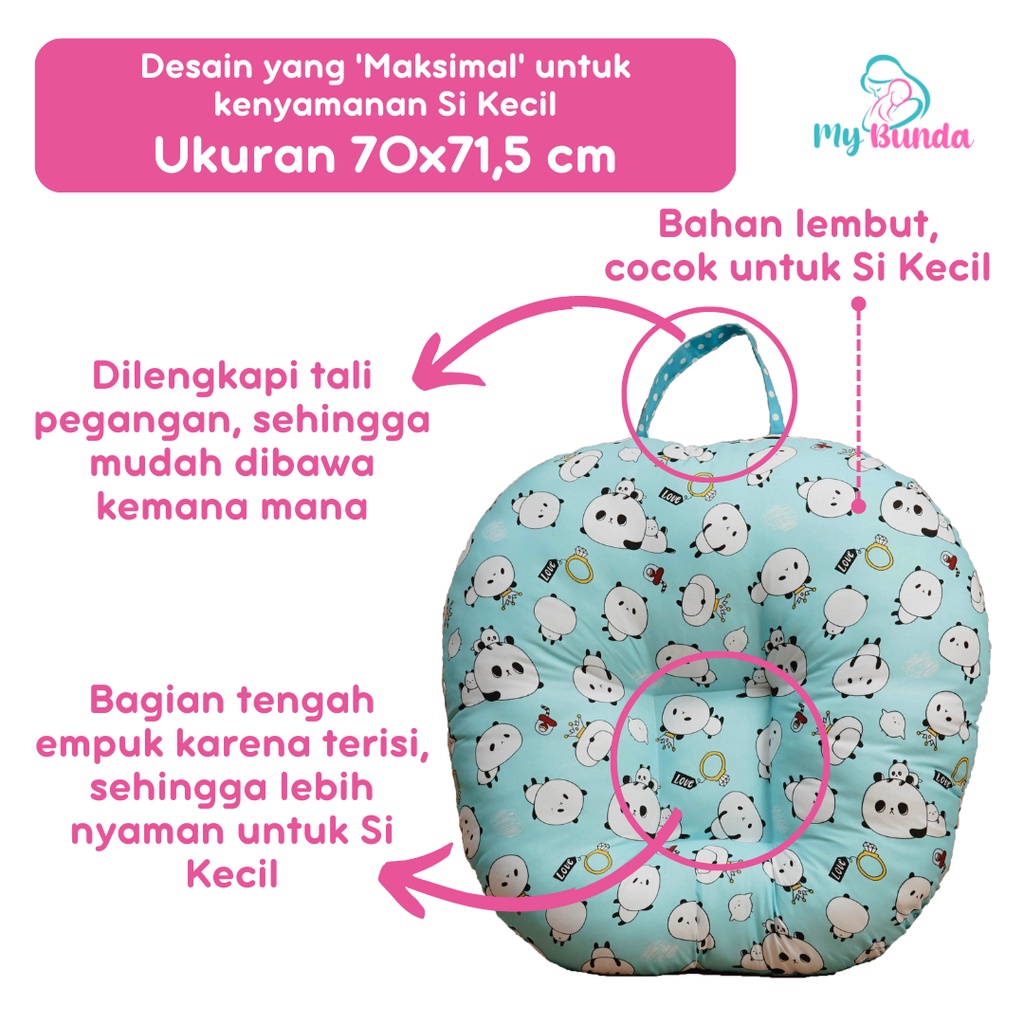 Sopa Bayi Bantal Sofa Bayi Multifungsi Sofa Baby Newborn untuk Sofa Duduk Bayi Jenis Sofa Bayi Jumbo Kasur Sofa Bayi New Born Kursi Sofa Bayi Belajar Duduk Cocok untuk Kado Lahiran - Motif SF08