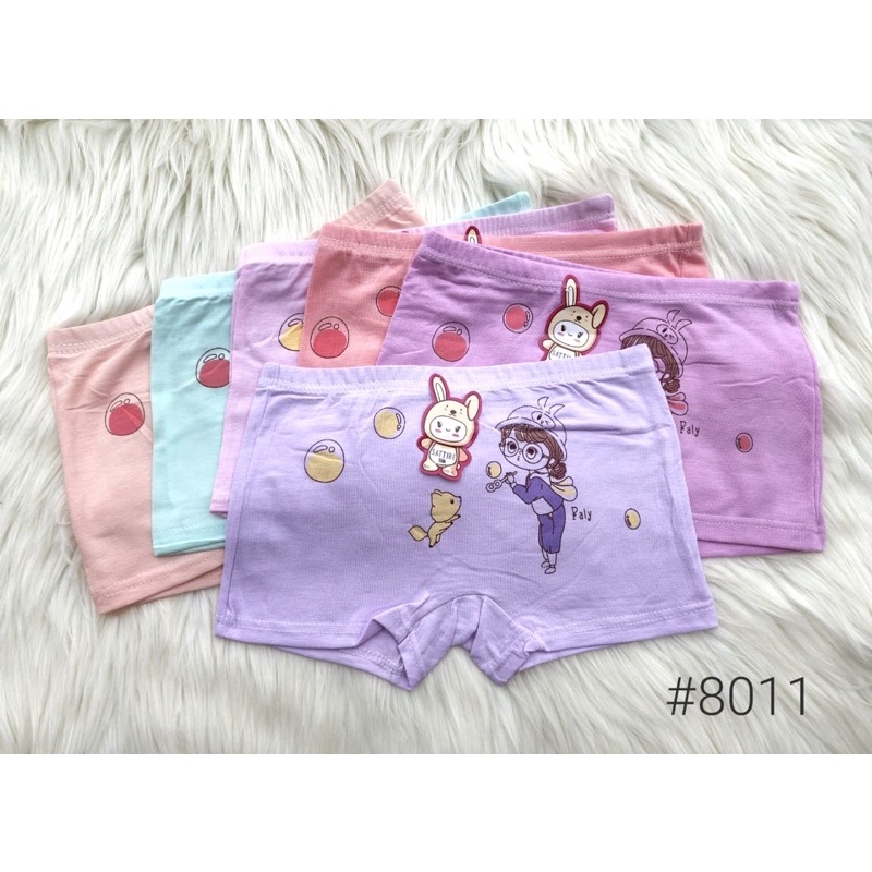 3PCS BOXER IMPORT ANAK PEREMPUAN SOFT KATUN