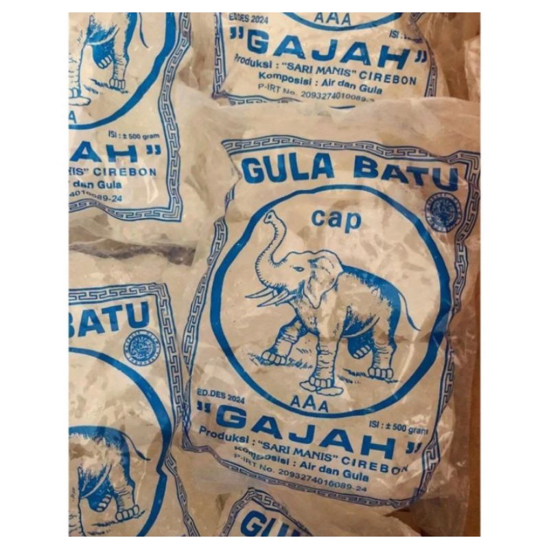 Gula batu putih cap GAJAH