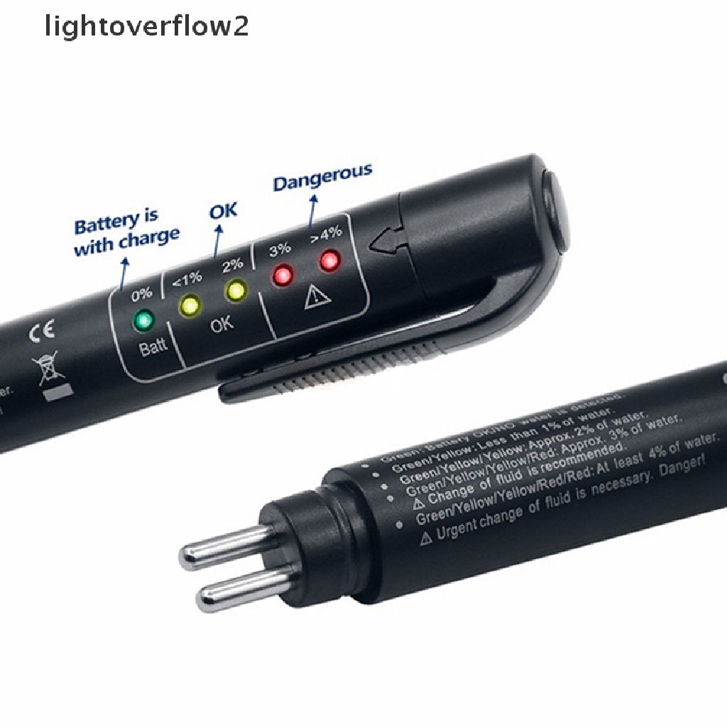(lightoverflow2) Pena Tester Cairan Rem Mobil Digital (ID)