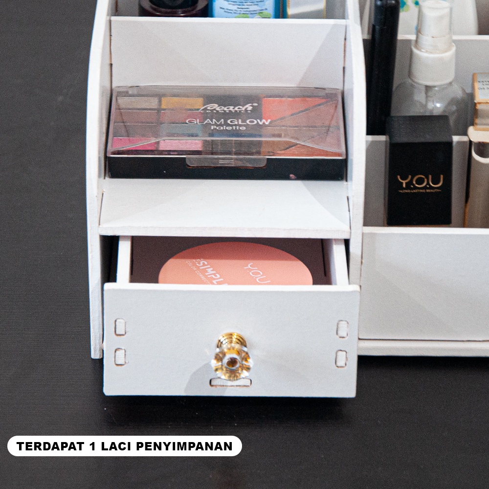 Rak Laci Kosmetik Tempat Skincare Make Up Serbaguna Decorative Storage - LC032