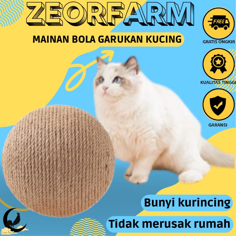 bola cakaran kucing bunyi kurincing import zeorfarm