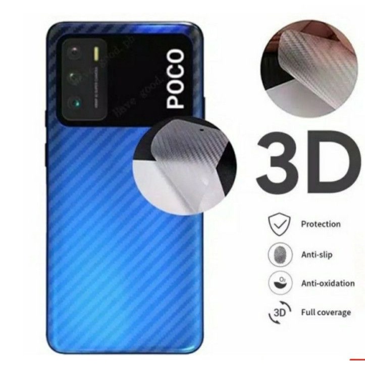 Garskin Xiaomi Poco M3 / Poco M3 Pro / Poco M4 Pro 4G Screen Protector Skin Carbon