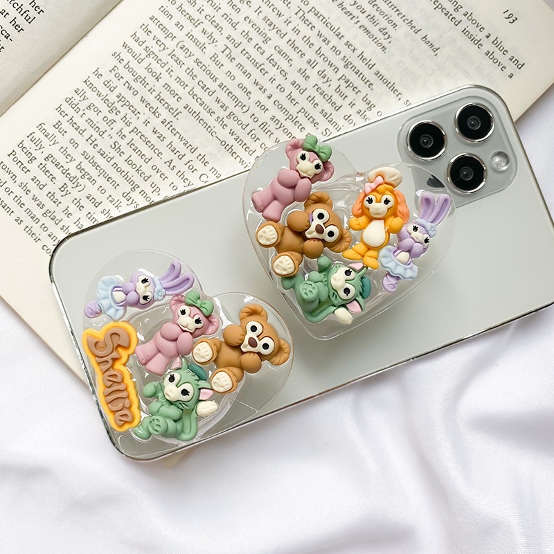 POP GRIP PHONE HOLDER POPSOCKET 3D Semi Transparan Duffy Shelbie READYSTOCK