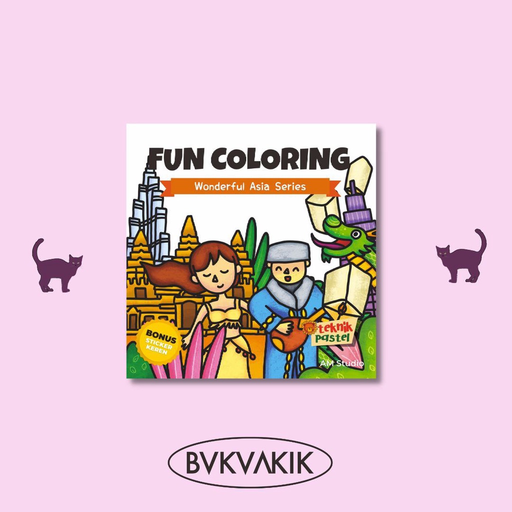 Wonderful Asia Series; Fun Coloring - AM STUDIO