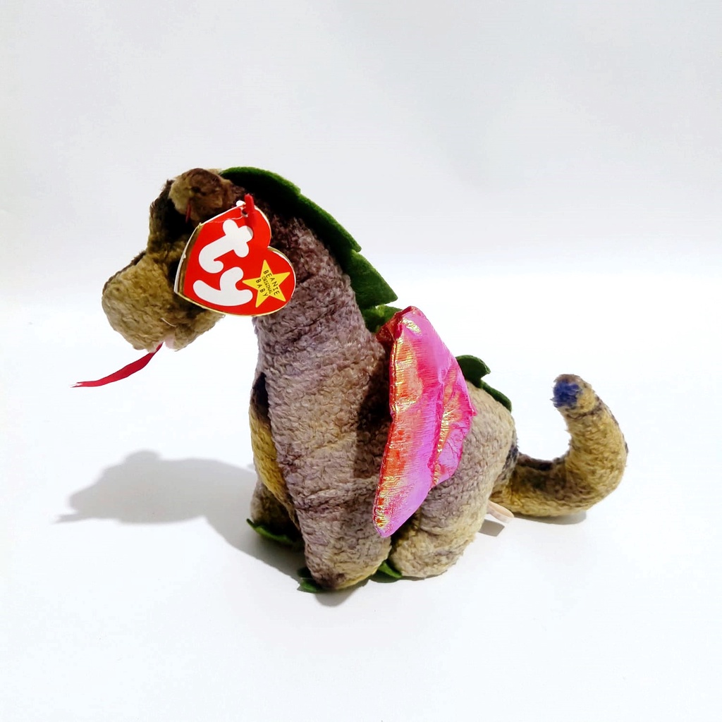 Boneka Naga TY Scorch The Dragon TY Beanie Baby Original Plush Doll