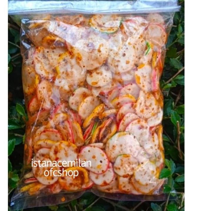 

Segera belanja--500gr SEBRING/KERUPUK/SEBLAK KERING PEDAS/BANTET DAUN JERUK