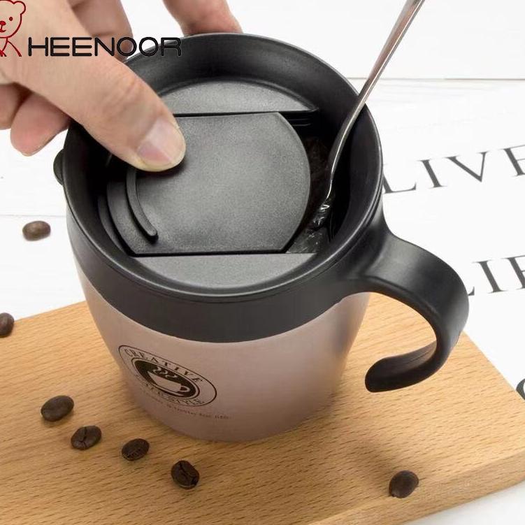 "SWW.22Oc22ᵀ" HeeNoor Termos/kopi/Termos  gelas/termos coffee Botol Minum+sendok Stainless Tahan Pan