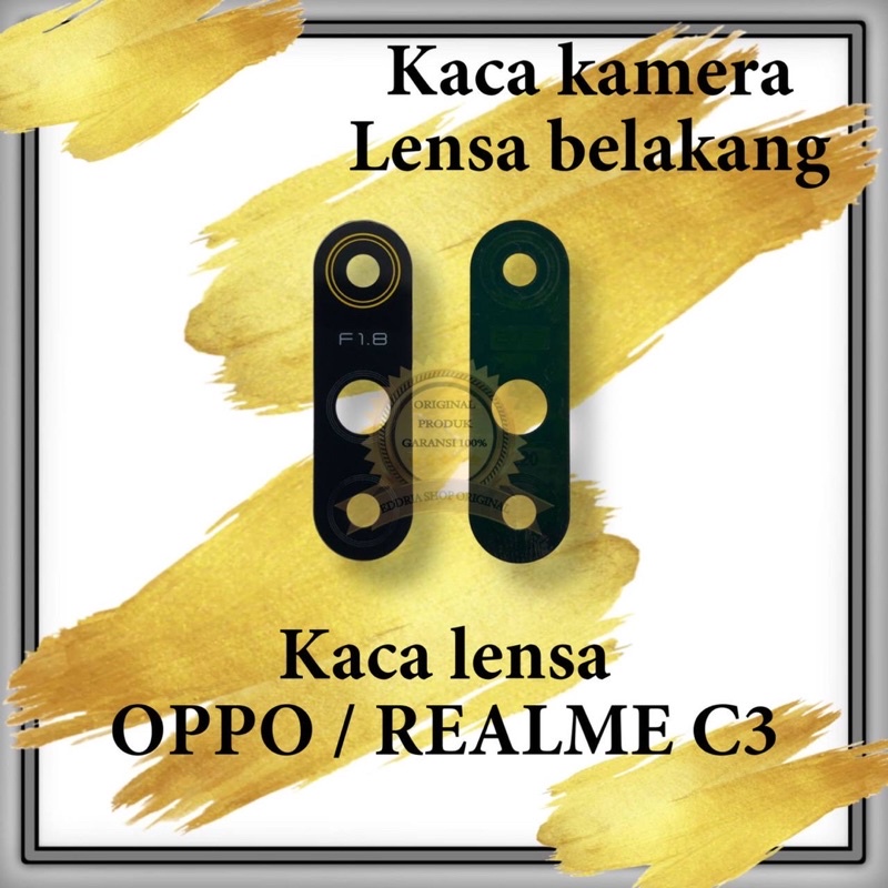 Lensa Kaca Kamera Belakang Realme C3 2020 Sudah Sama Lem