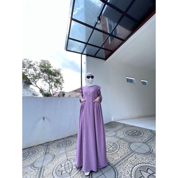 GAMIS RAYON CRINKLE DRESS RAYON CRINKLE MAHIRA BUSUI FRIENDLY