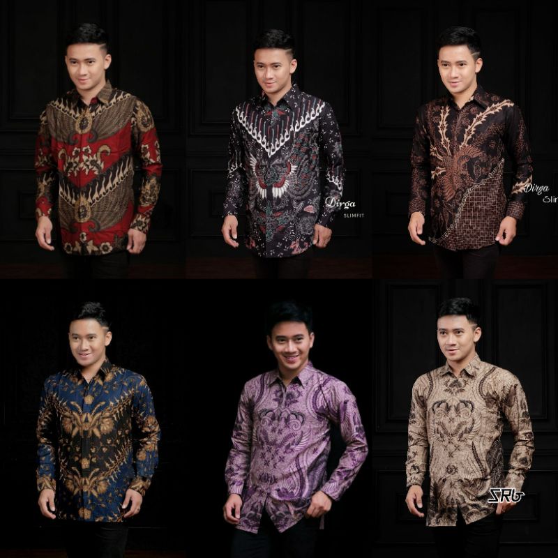 BATIK JOHNY DEEP BAJU BATIK PRIA KEMEJA BATIK PRIA LENGAN PANJANG SIZE M L XL XXL