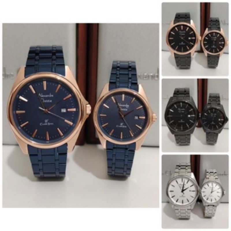 jam tangan COUPLE ORIGINAL ALEXANDER ALEXANDRE christie christY CHRISTI cristie cristy ac COUPLE ori
