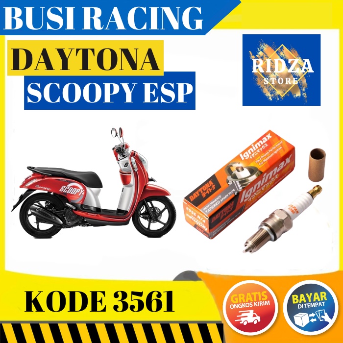 BUSI RACING DAYTONA ORIGINAL HONDA SCOOPY ESP/FI IRIDIUM 3561