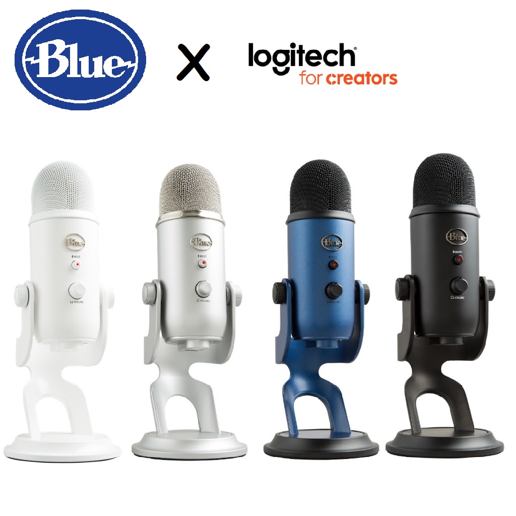 BLUE YETI Microphone - LOGITECH for Creations Version - Mikrofon Terbaru dari BLUE Microphones dengan LOGITECH