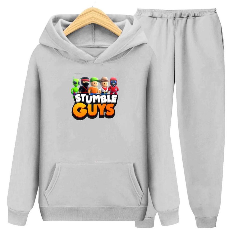 R55G Setelan Sweater Anak Stumbel Game /Baju Sweater Hoodie Anak