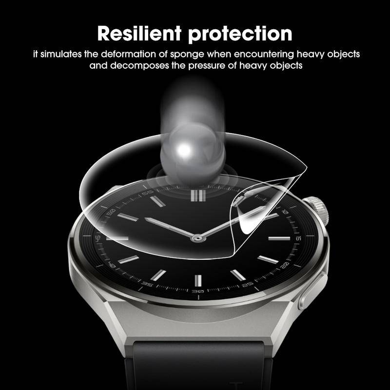 Film Pelindung Layar Hydrogel Lembut Untuk Huawei Watch GT3 Pro 46mm 43mm 42mm GT Runner 3 Pro Fit 2 Mini