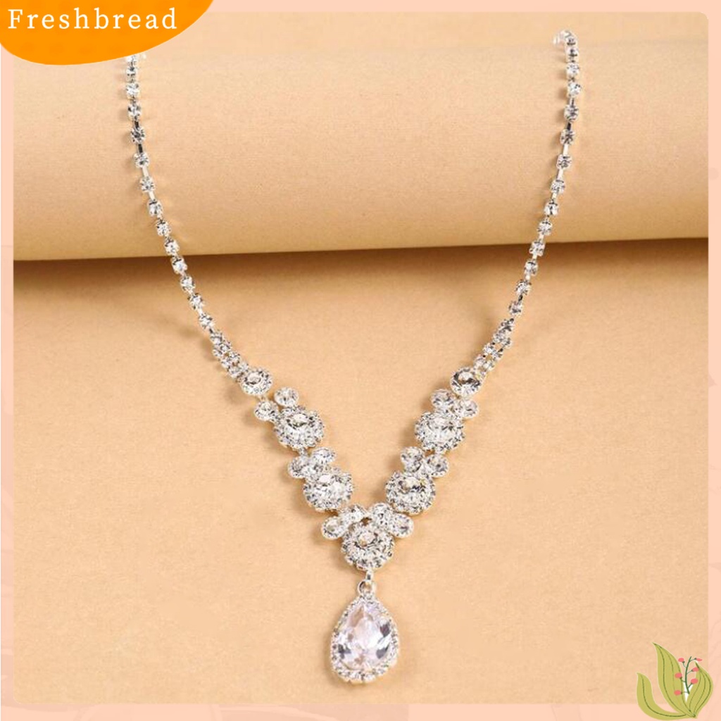 1 Set Kalung Dan Anting Bahan Alloy Untuk Perhiasan