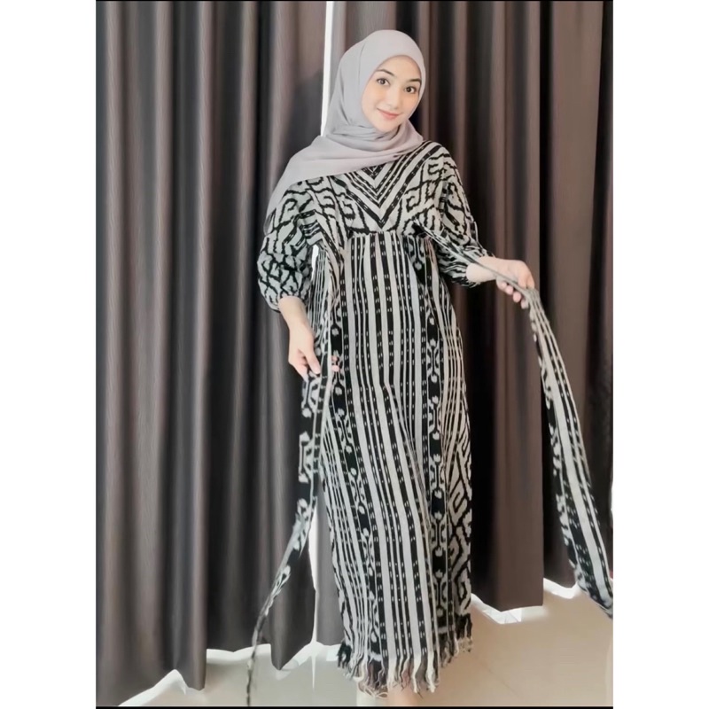 GAMIS TENUN RANIA DRESS KONDANGAN DEBBY STORE PEKALONGAN