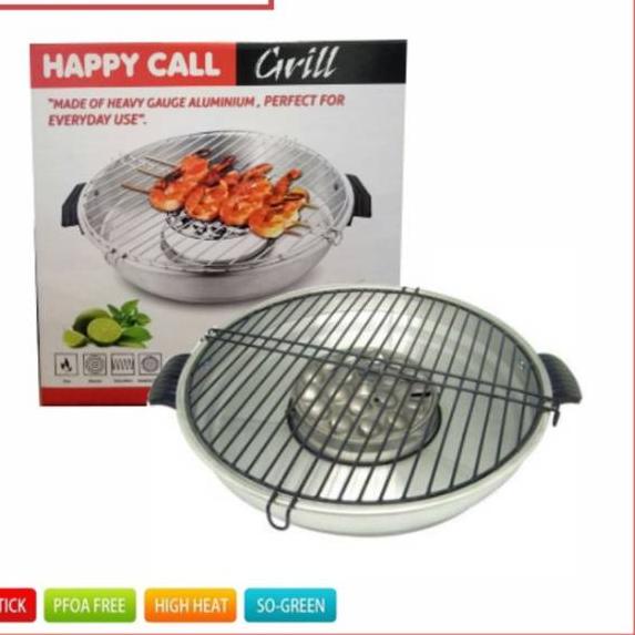 Berkualitas--Happy Call Grill Pan Alat Pemanggang