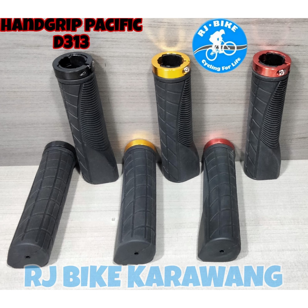 HAND GRIP SEPEDA PACIFIC BLACK SP-D313 dan SP-D314