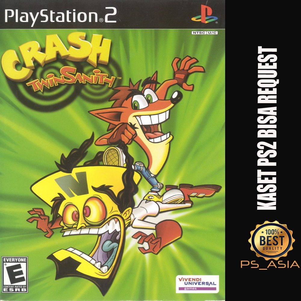 Kaset PS 2 Crash Twinsanity