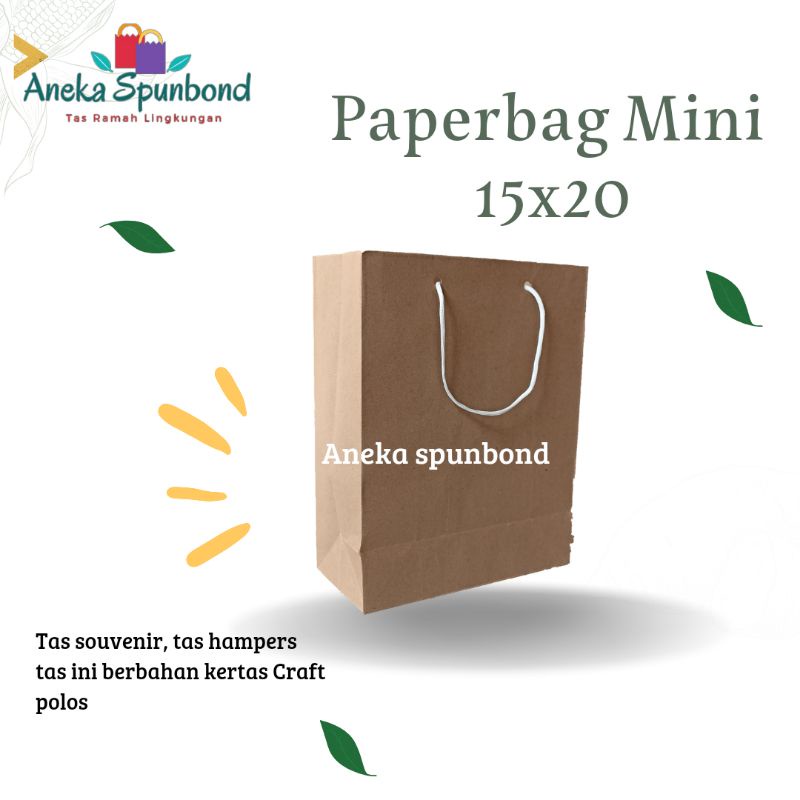 

isi 12pcs Paperbag Mini polos|goodiebag|tas kertas|Kertas polos|tas souvenir