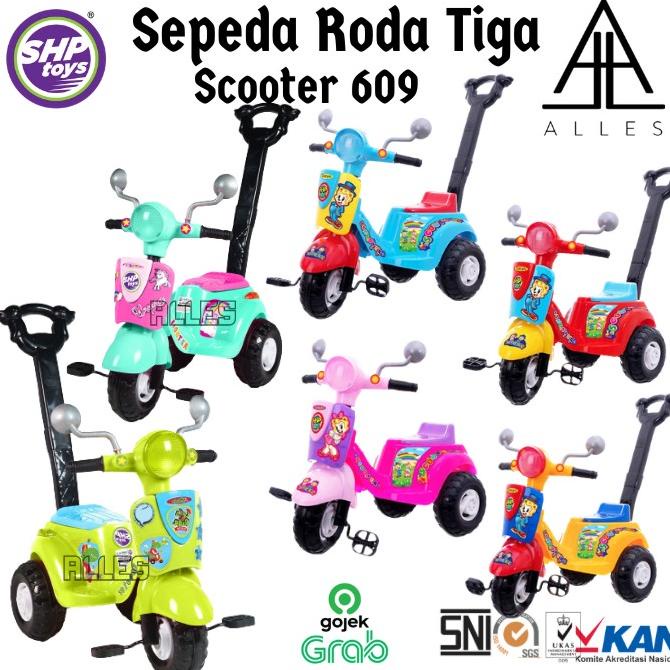 GOJEK/GRAB Mainan Anak Sepeda Dorong - Scooter 609