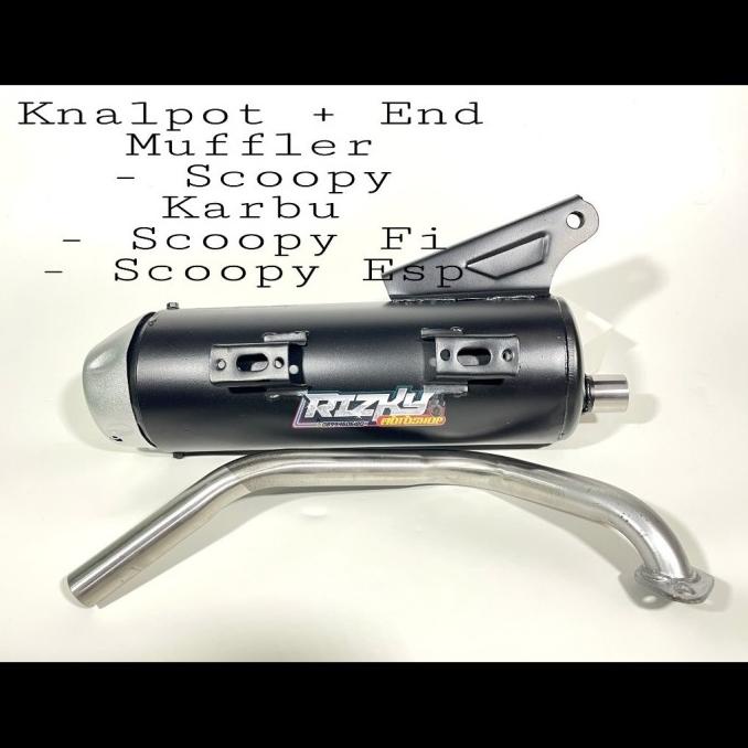 KNALPOT BEAT FI COPY CMS + END MUFFLER - UKURAN 26 MM ORIGINAL ZRC MDM ---TERBARU---