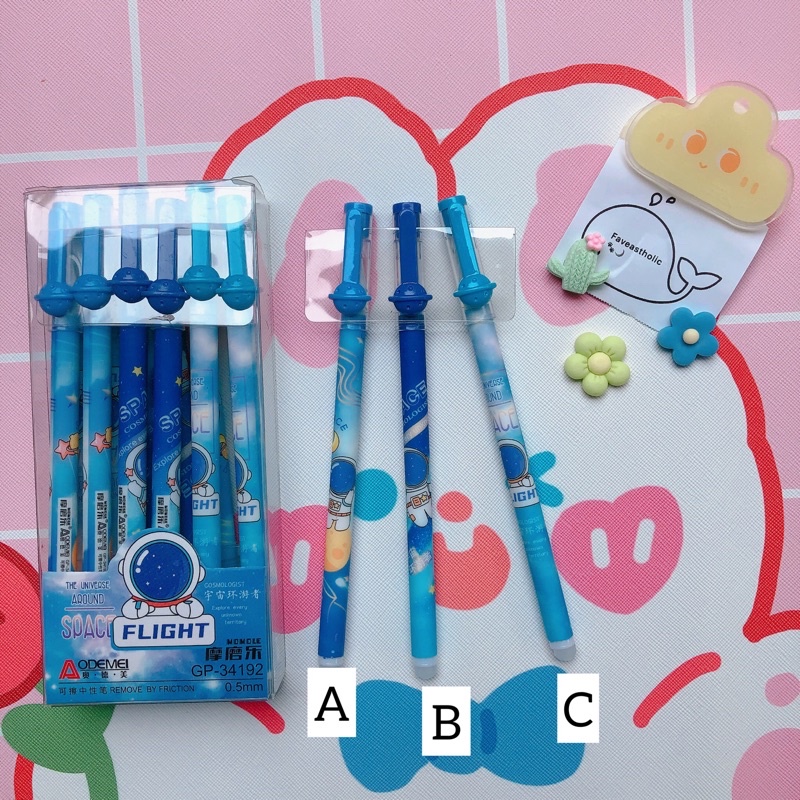 LOVELY PEN AODEMEI AESTHETIC ERASABLE PEN FANCY PENA GEL AJAIB YANG BISA DIHAPUS TINTA WARNA HITAM PULPEN IMUT ADA PENGHAPUSNYA KARAKTER KARTUN LUCU KIYOWO KAWAII ANAK PEREMPUAN MOTIF HEWAN PELIHARAAN KELINCI BERUANG UNIK MURAH VIRAL TIKTOK GAYA KORE