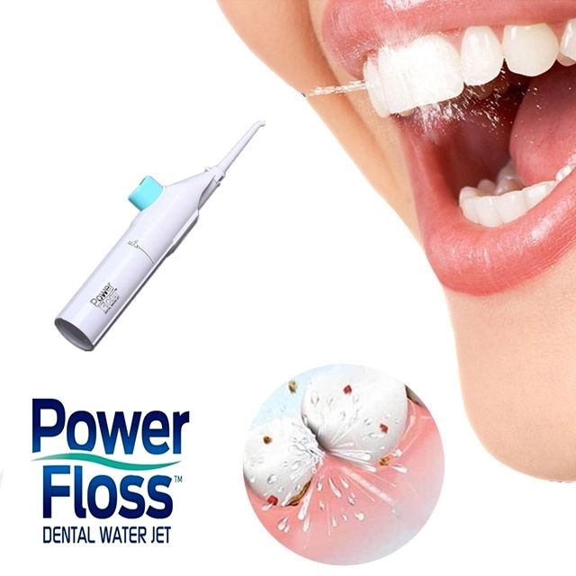 ✅ 100% Asli Power Floss Dental Water Jet Alat Pembersih Gigi Semprot Karang Gigi Pembersih Sela Gigi