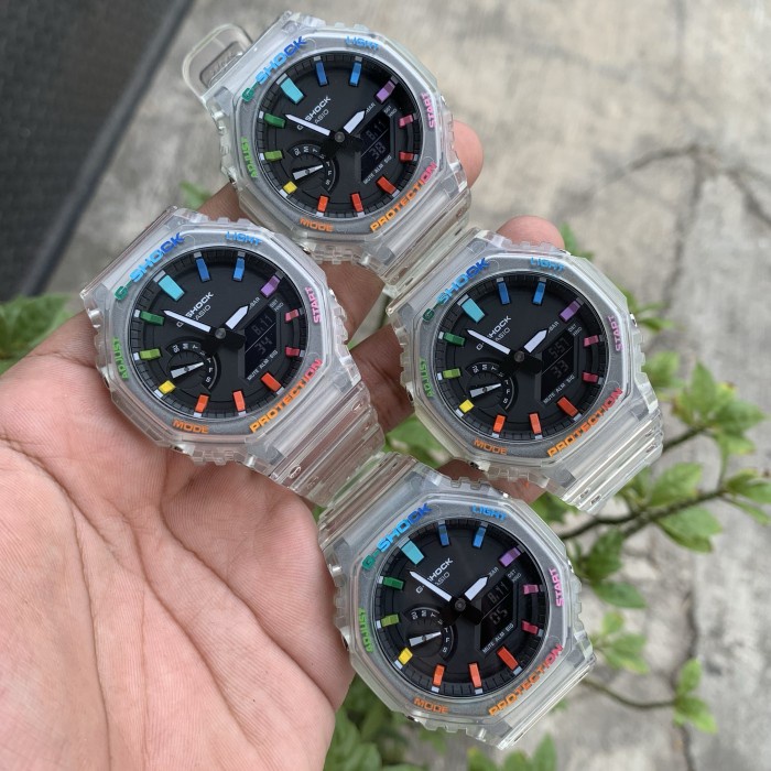 Casio G-Shock Ga-2100 Ske-7adr Original Rainbow Dial