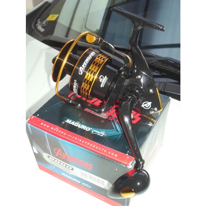 Aman Spining Reel Maguro Avenger 8000 Bagus