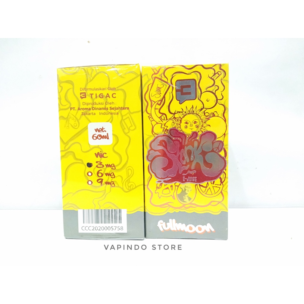 SLANK V3 FULLMOON 60ML BY SLANK X TIGAC LIQUID FULL MOON CHOCO