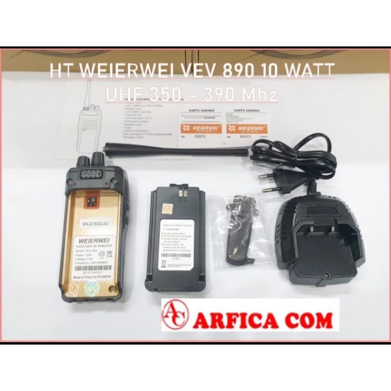 WEIRWEI VEV890 VEV-890 HT WEIRWEI UHF 350MHZ 10WATT