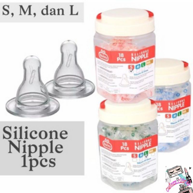 ⛄Cutezz_Ching1⛄Lusty Bunny ADN-5504 Silicone Nipple DOT BULAT(Satuan/Pc)