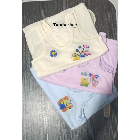 PROMO!! ....(ISI 12 PCS/1 LUSIN) SINGLET ANAK USIA 0-7 THN MOTIF GAMBAR DAN POLOS/SINGLET ANAK LAKI-LAKI DAN PEREMPUAN