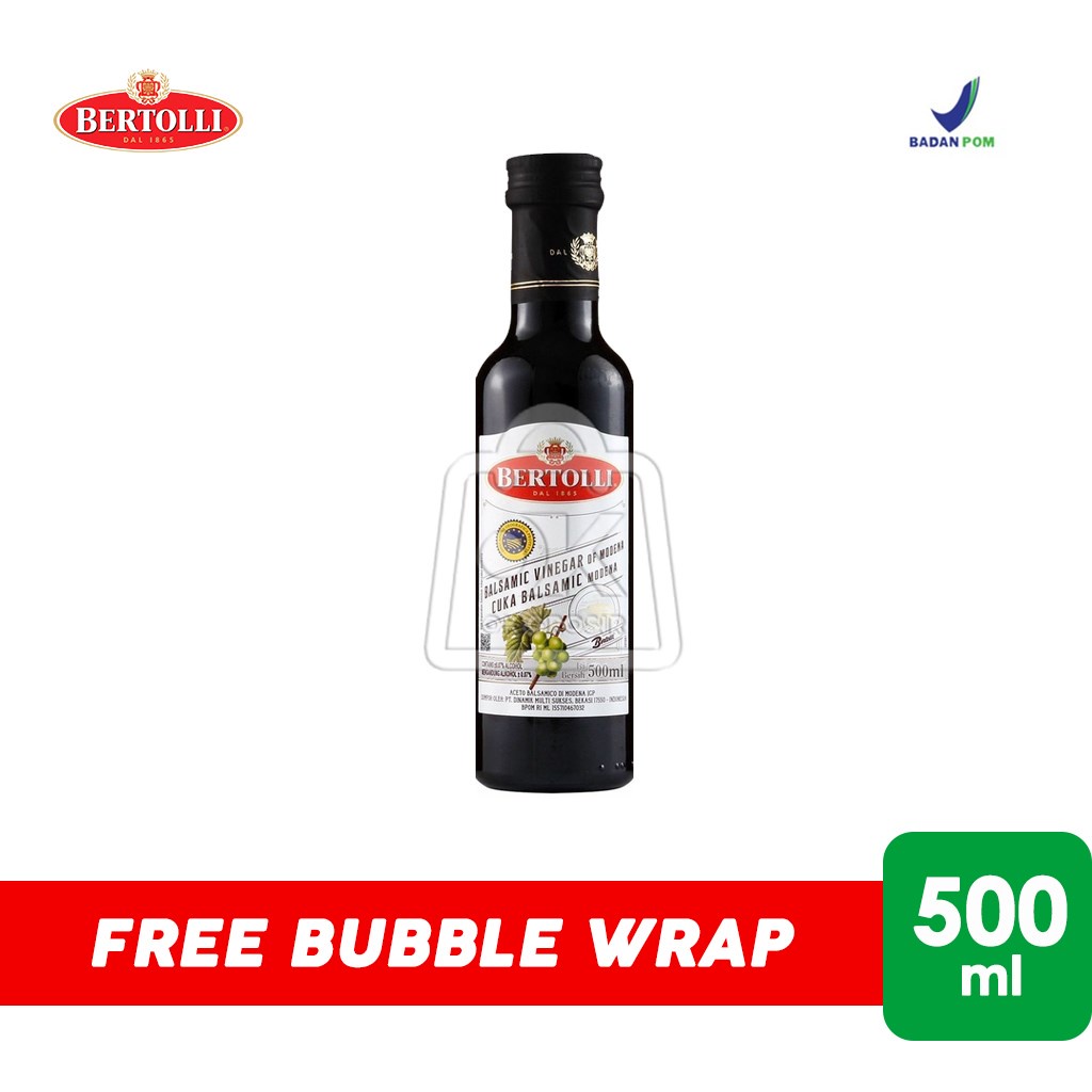 

Bertolli Balsamic Vinegar (Botol Kaca 500ml)