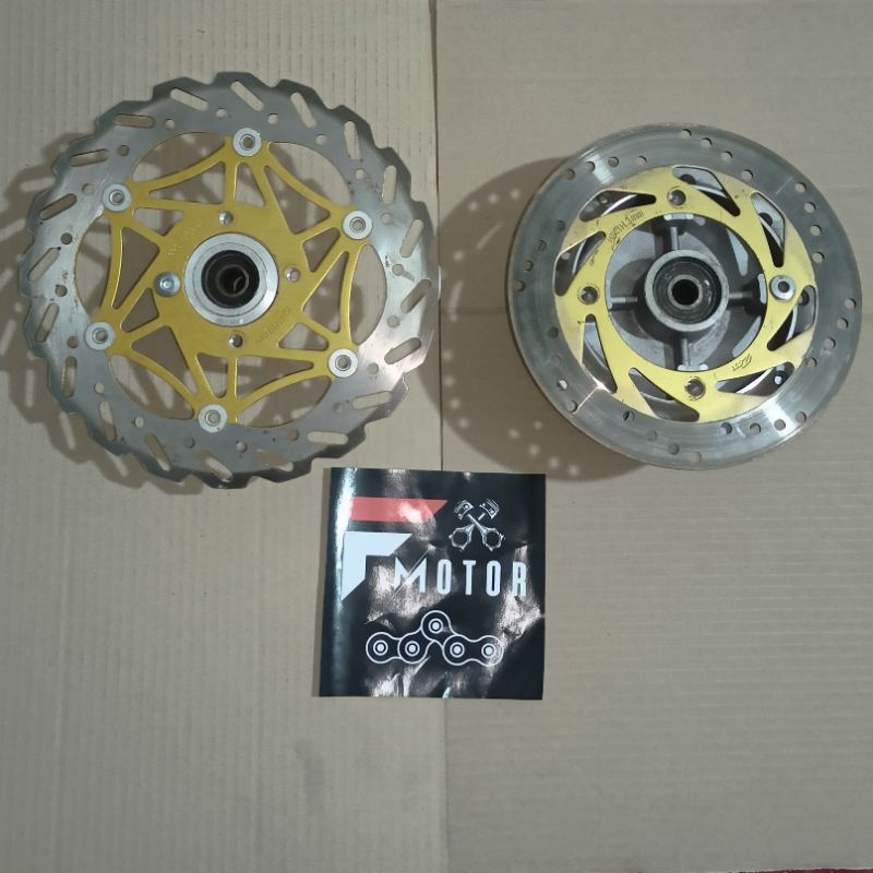 Tromol NINJA R depan belakang + piringan depan