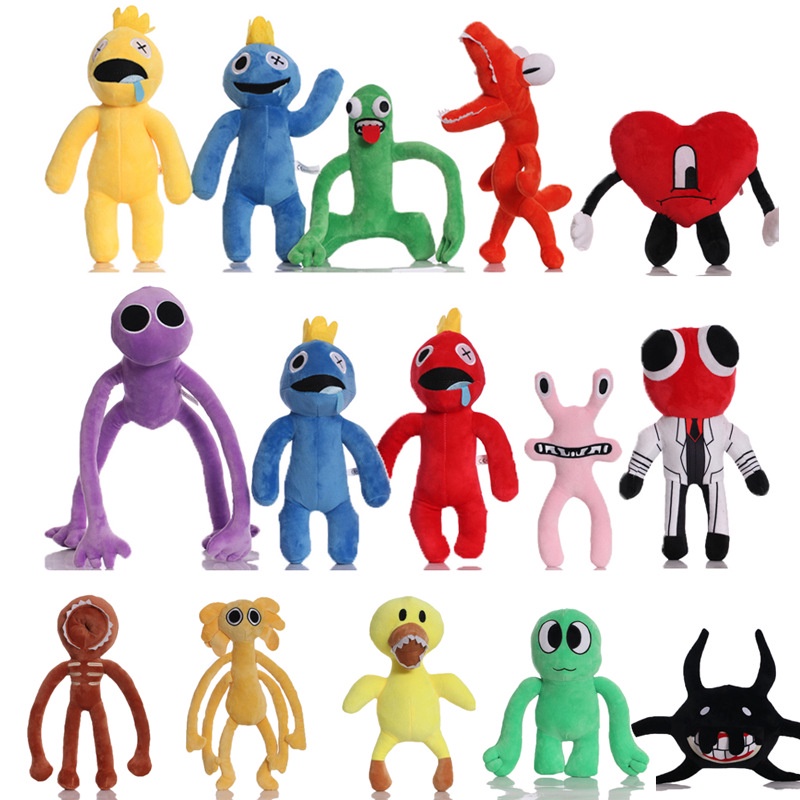 1pc Mainan Boneka Plush Anime Roblox Rainbow Friends Multiwarna Untuk Hadiah Ulang Tahun Anak