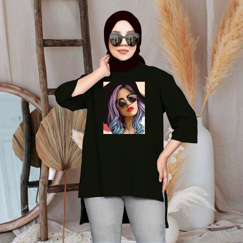 FC - TUNIK BASIC OVERSIZE WANITA HIJAB'S VARIASI 020 DTF