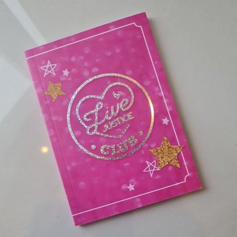 

Buku NoteBook tulis anak perempuan JUSTICE Girls Club pink NEW