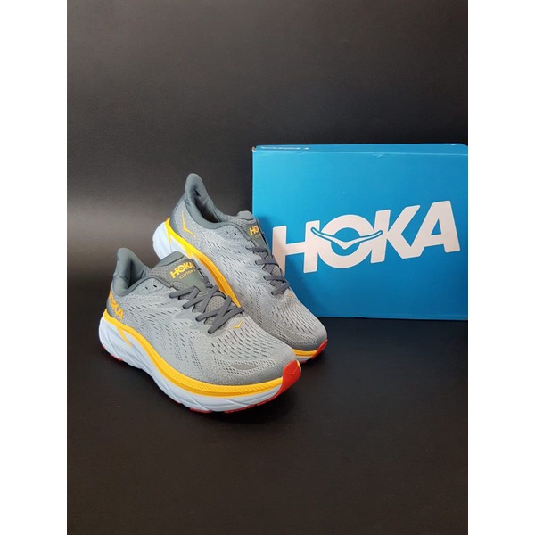 Sepatu running/lari Hoka clifton 8 wide sepatu premium sepatu sneakers