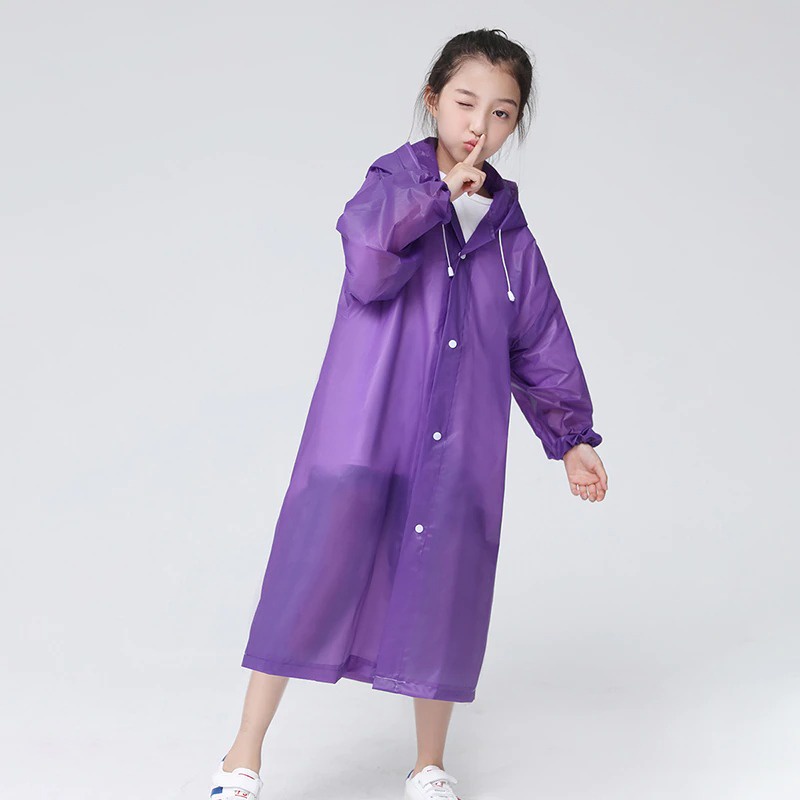 Jas Hujan Anak Warna Jas Hujan Tebal - Raincoat Anak - Mantel Jas Hujan Murah