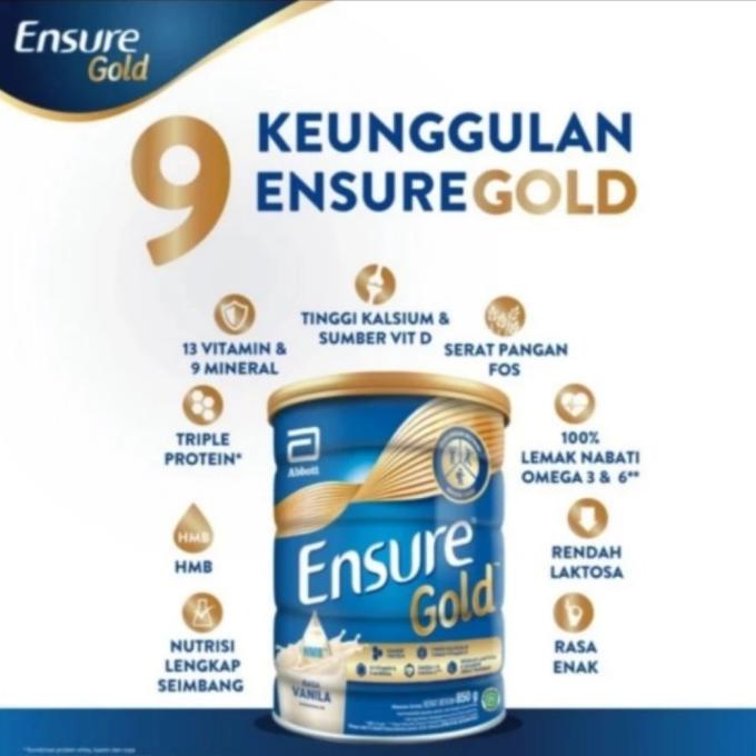 

[ COD ] Ensure Gold Vanilla 900 gram