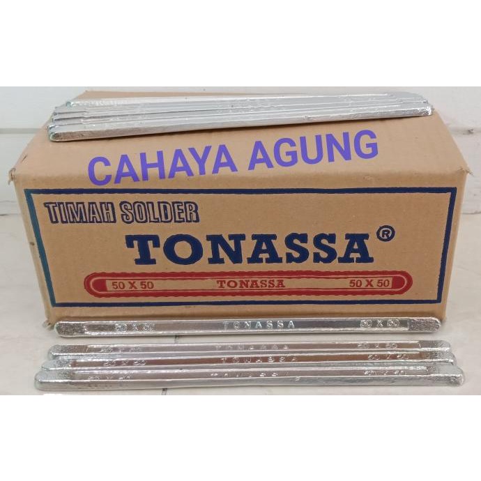 *#*#*#*#] Timah TONASSA Timah Batangan Timah Solder Batangan Timah Patri SUPER - Besar