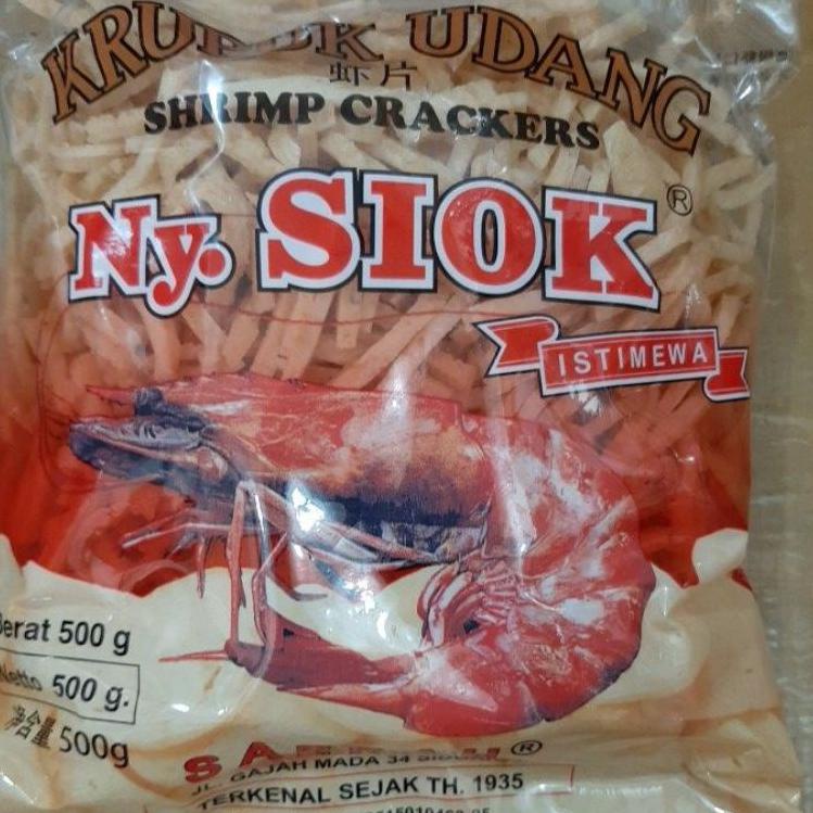

Grosiran Murah krupuk udang ny.siok istimewa stik 500gr.