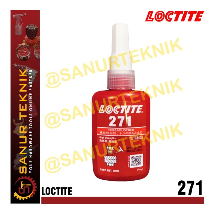 Loctite 271 / Lem baut loctite271 / loctite threadlocker 271 (50 ml)